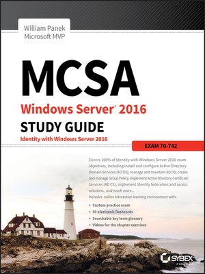 cover image of MCSA Windows Server 2016 Study Guide